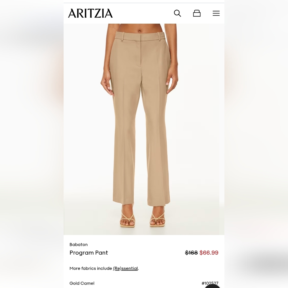 Aritzia Babaton Program Trousers Size 2
